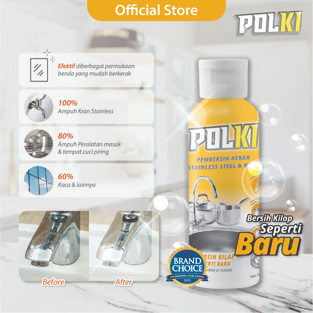 POLKI Paket Pembersih Kamar Mandi