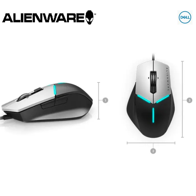 Mouse Gaming Dell Alienware Advanced AW558 New Original