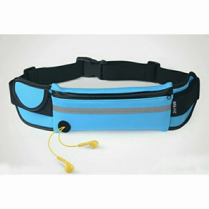 YUN Mall Bag Tas Ikat Pinggang Lari 1 Kantung Waterproof / Go Belt Running Belt