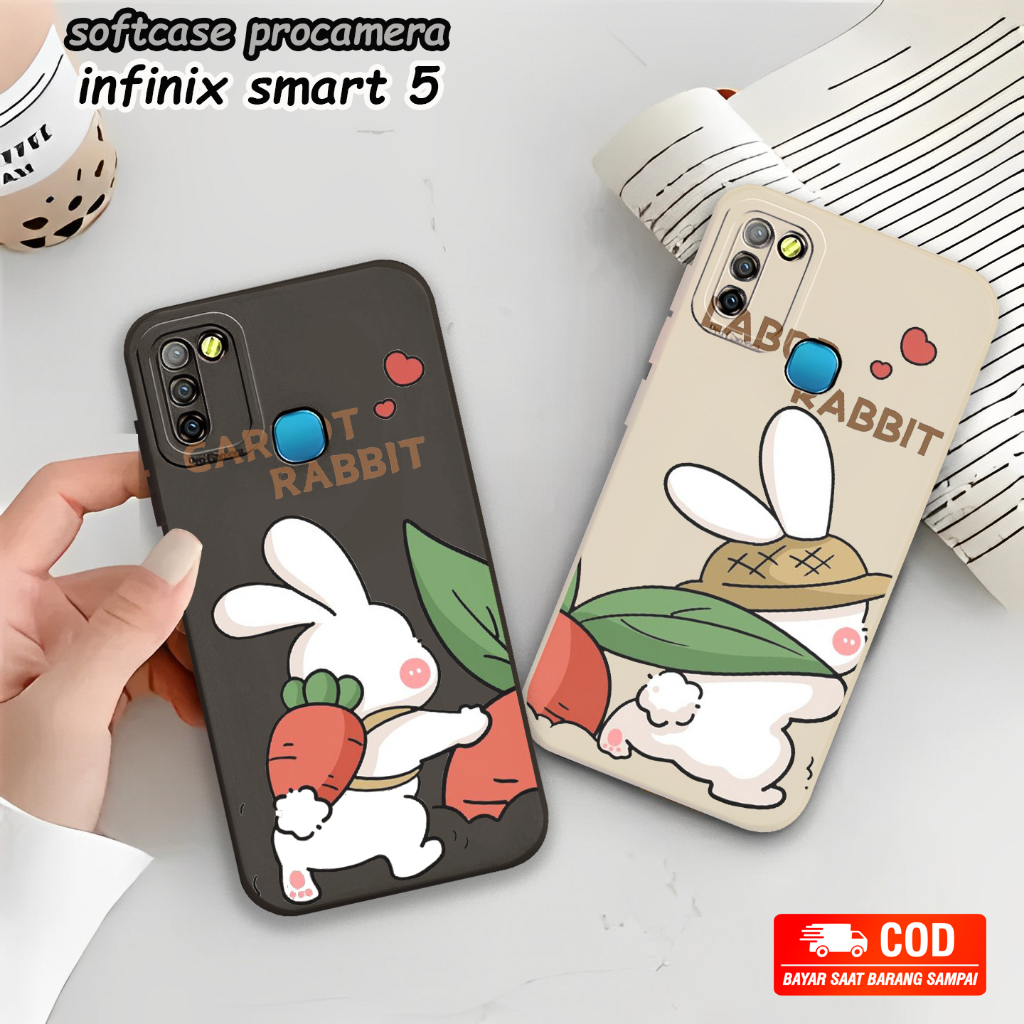 Case Infinix Smart 5 Softcase Procamera Karaker Infinix Smart 5 Smart 4 Smart 6 Smart 6Plus S4 55 Ca