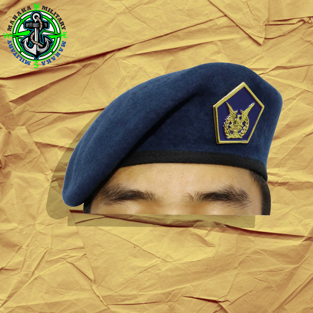 baret tni au merk camel + emblem