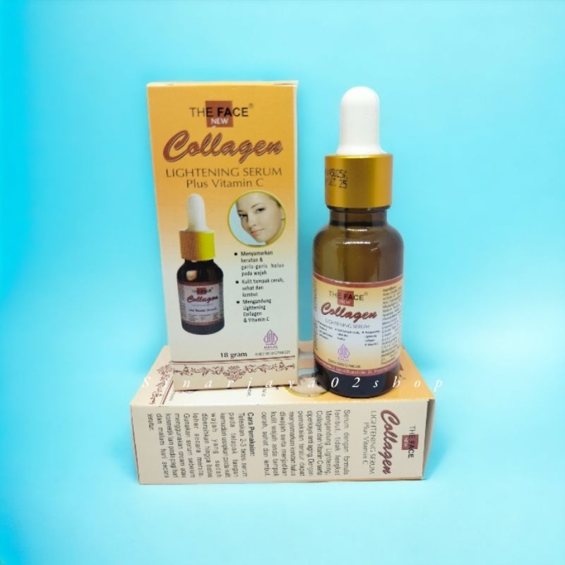 SERUM COLLAGEN THE FACE LIGHTENING SERUM PLUS VITAMIN C ORIGINAL BPOM