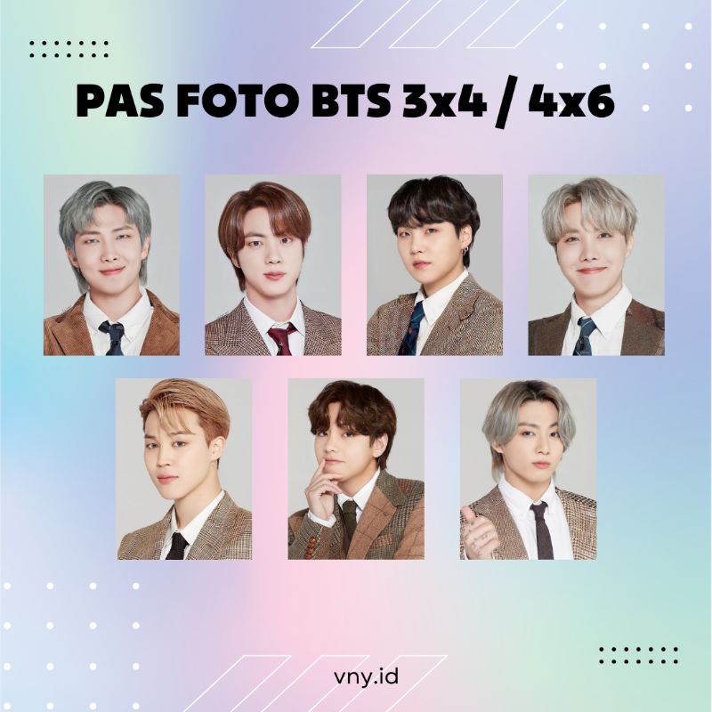 PAS FOTO BTS (BTS ID PHOTO) 3x4 _ 4x6
