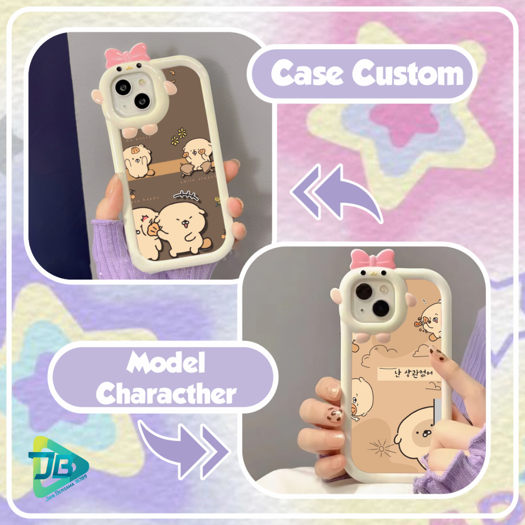 CUSTOM SOFT CASE SILIKON CASING FRAME KAMERA KARAKTER PITACU CUSTOM CHACHA OPPO A1K A5S A3S A53 A54 A16 A37 A12 A15 A15S RENO 7 6 A31 A57 A9 A5 2020 F1S 4F A17 A17K A71 JB8877