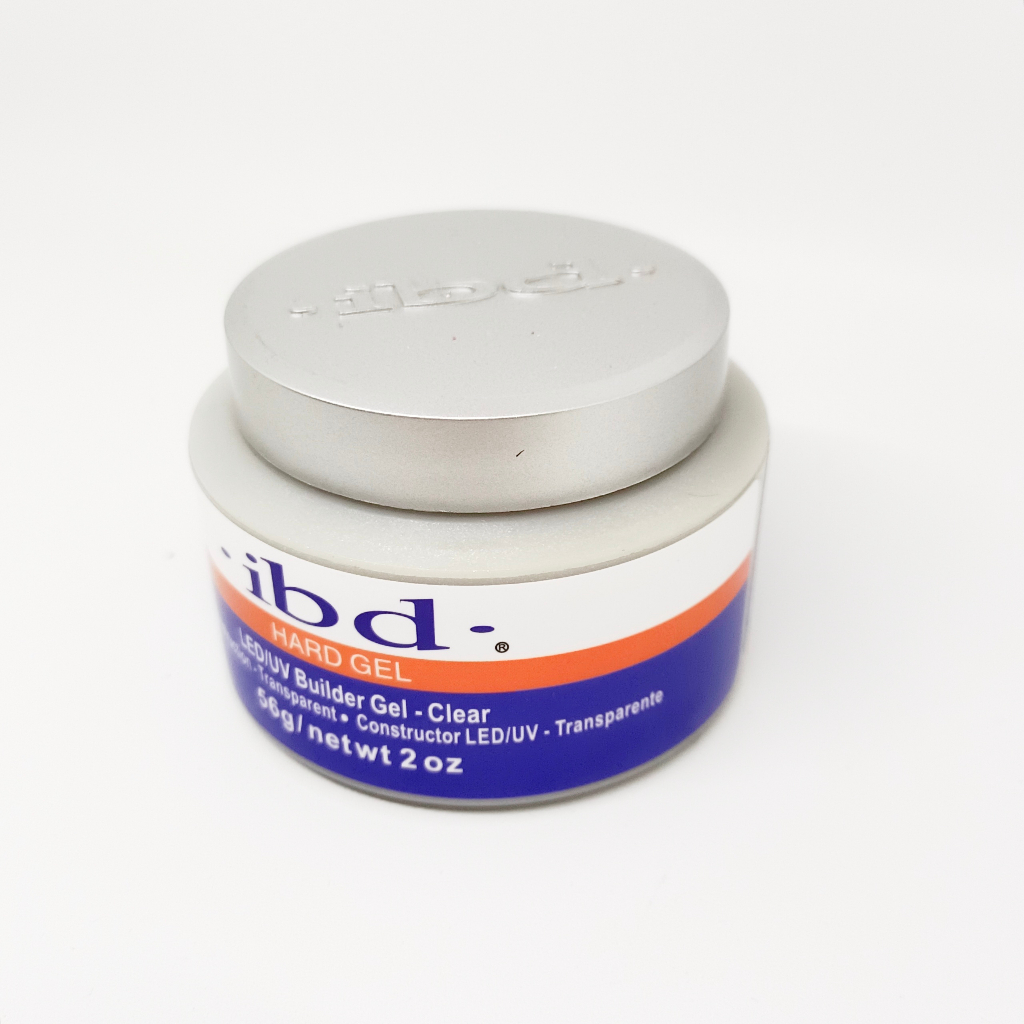 IBD Hard Gel LED / UV Builder Gel - Clear 56g