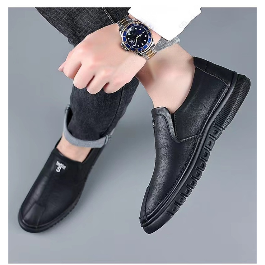 Sepatu Pria Formal Model Terbaru Bahan Kulit Premium Sepatu Kerja Pria Hitam