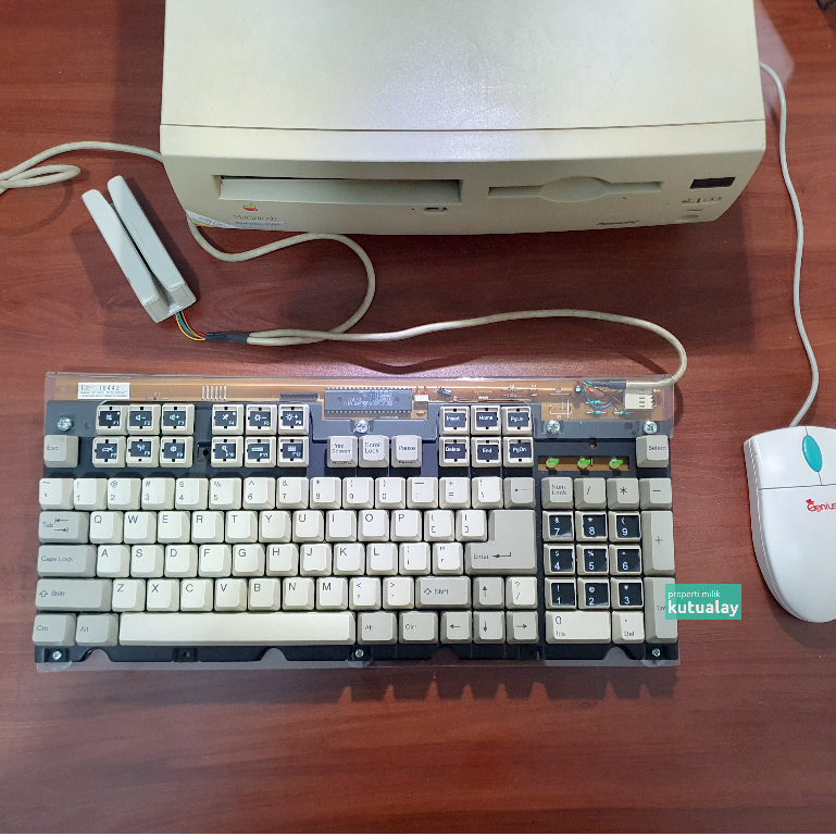 Mechanical Keyboard Jadul ALPS Switch Vintage Retro PS/2 USB Custom Akrilik