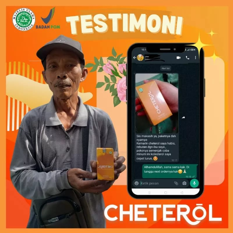 Cheterol Obat Herbal Paling Aman Untuk Kolesterol Hingga Menurunkan Hipertensi