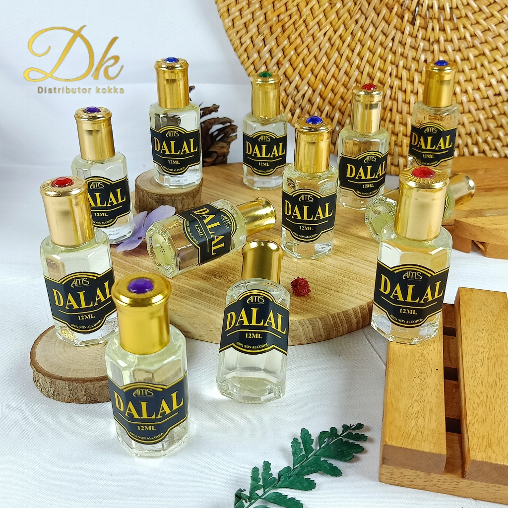 PARFUM SHALAT DALAL ISI 12ML FULL BIANG ORIGINAL