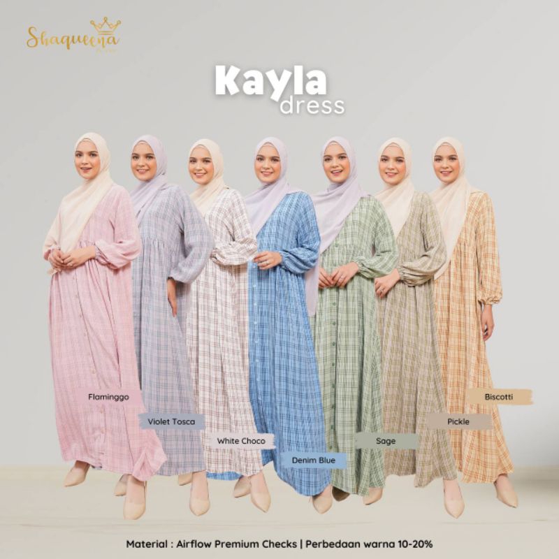 KAYLA DRESS BY SHAQUEENA/KHAYLA DRESS SHAQUEENA/GAMIS SHAQUEENA/DRESS SHAQUEENA/KAYLA DRESS SHAQUEEN