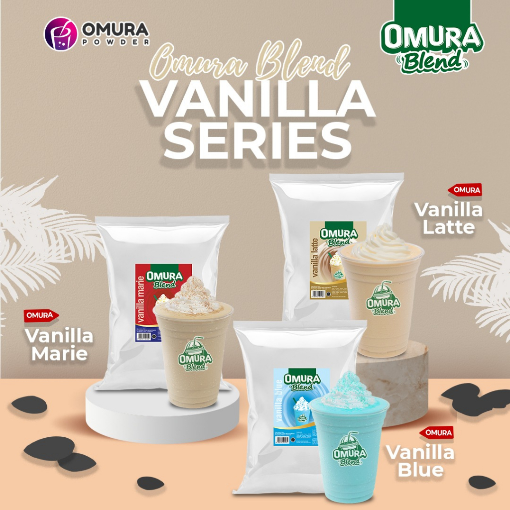 

[SERIES] Bubuk Minuman Premium Mix Gula Aneka Rasa Vanilla 500 Gr & 1 Kg Omura Blend Indonesia Powder