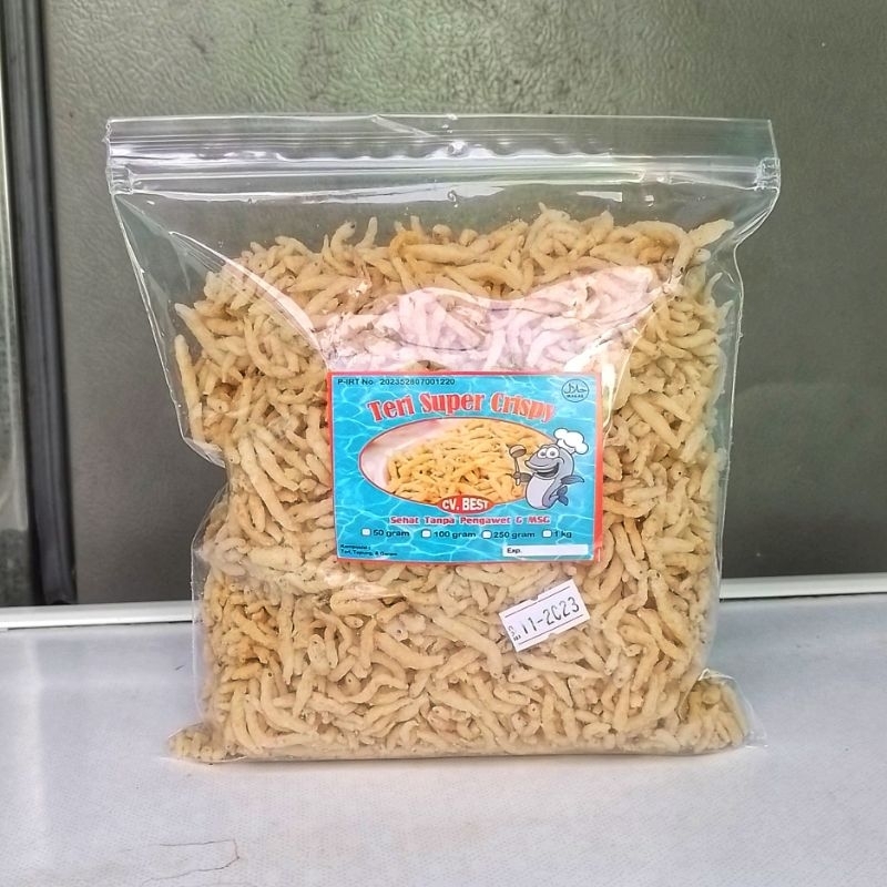 

TERI CRISPY SUPER 250GR TERI NASI /MEDAN CRISPY