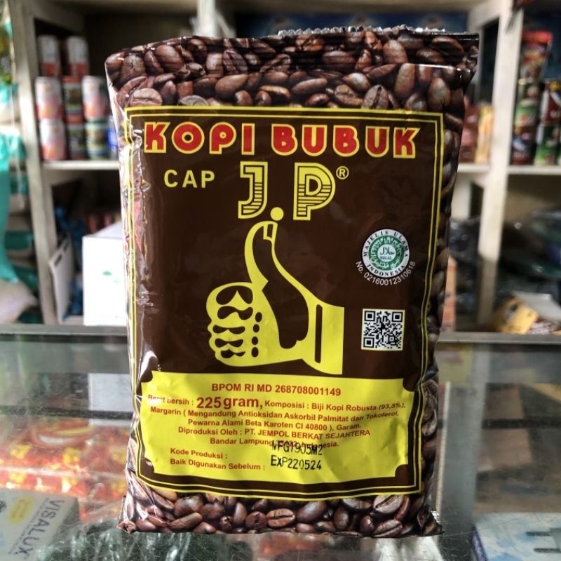 KOPI BUBUK CAP JEMPOL ASLI LAMPUNG 225GR