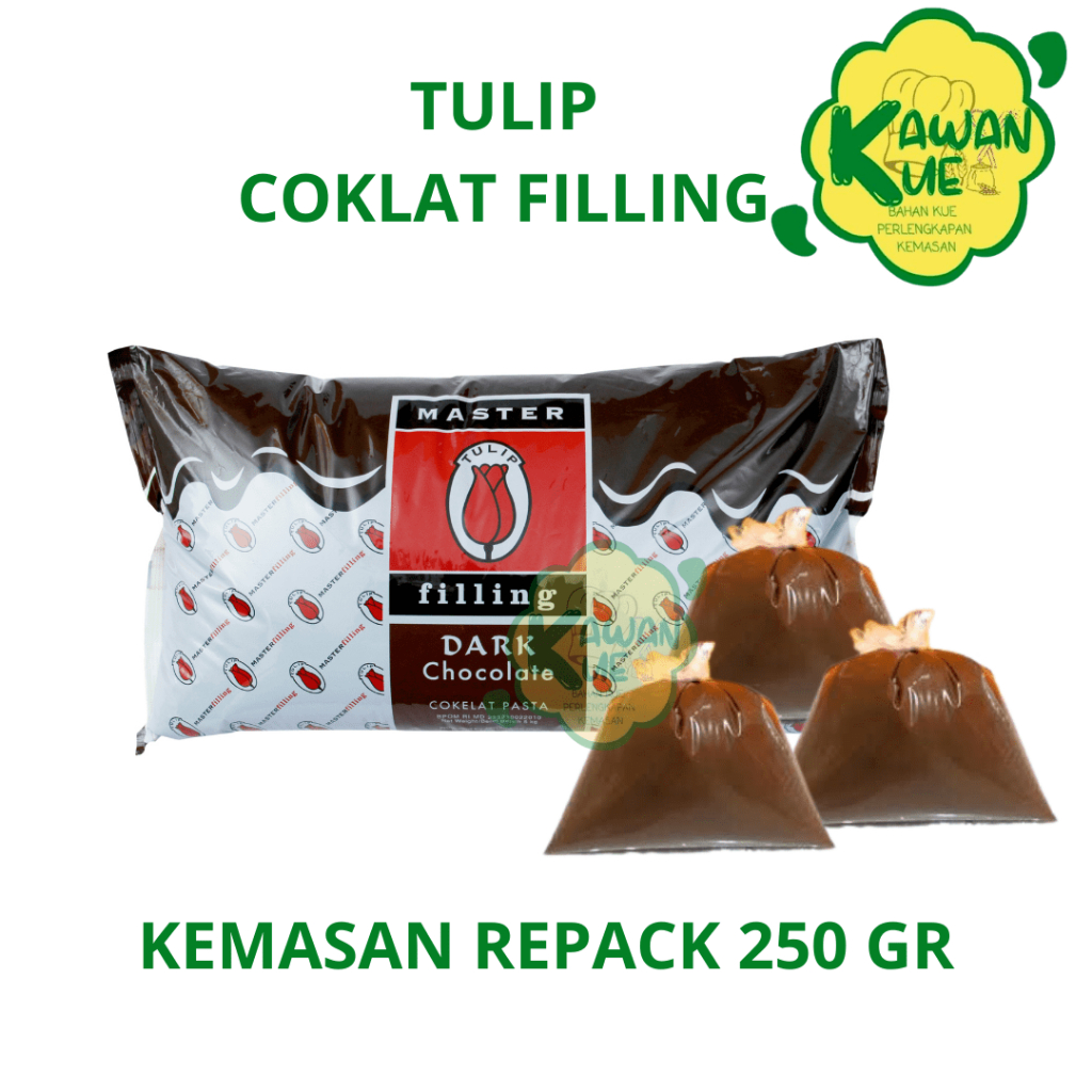 

TULIP COKLAT FILLING REPACK 250 GR /SELAI COKLAT