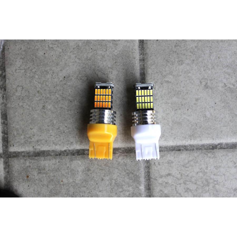 Lampu led super bright 45 SMD T20 7443 lampu rem white