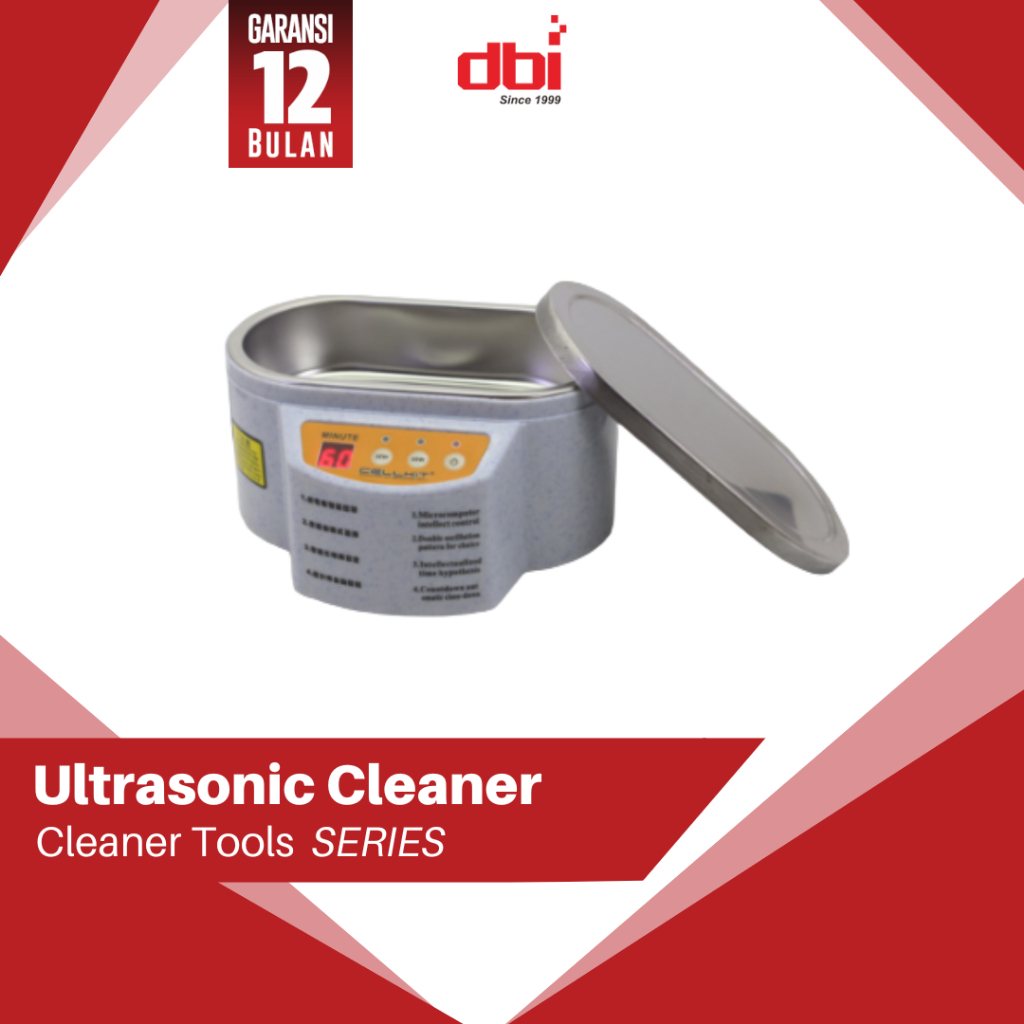 Alat Cuci Digital Ultrasonic Cleaner Mesin Pencuci PCB Emas Kacamata Jam Tangan (CK UCM 968)