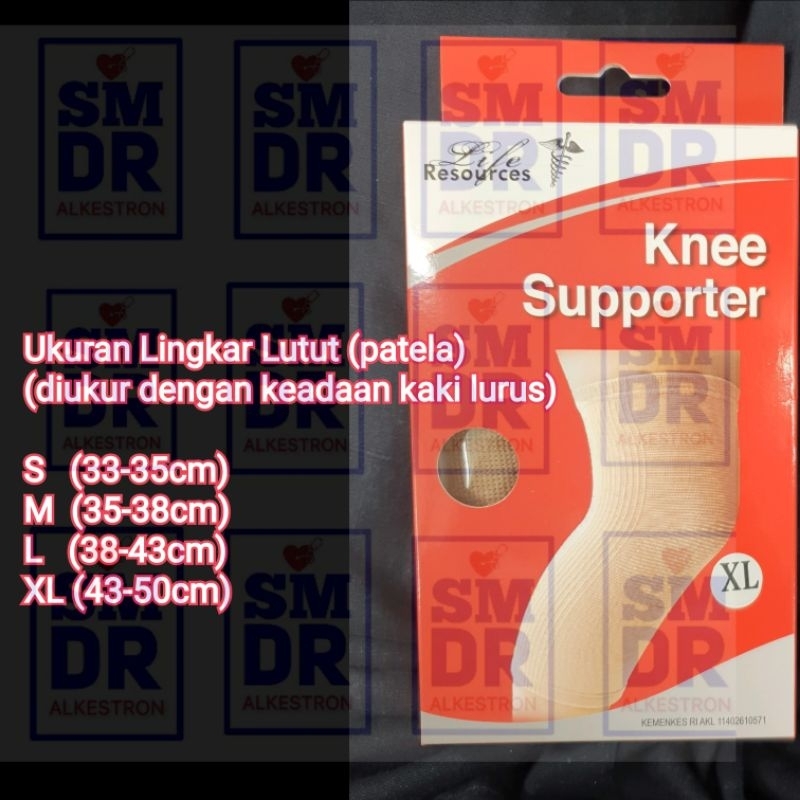 sarung deker pelindung lutut knee support life resources