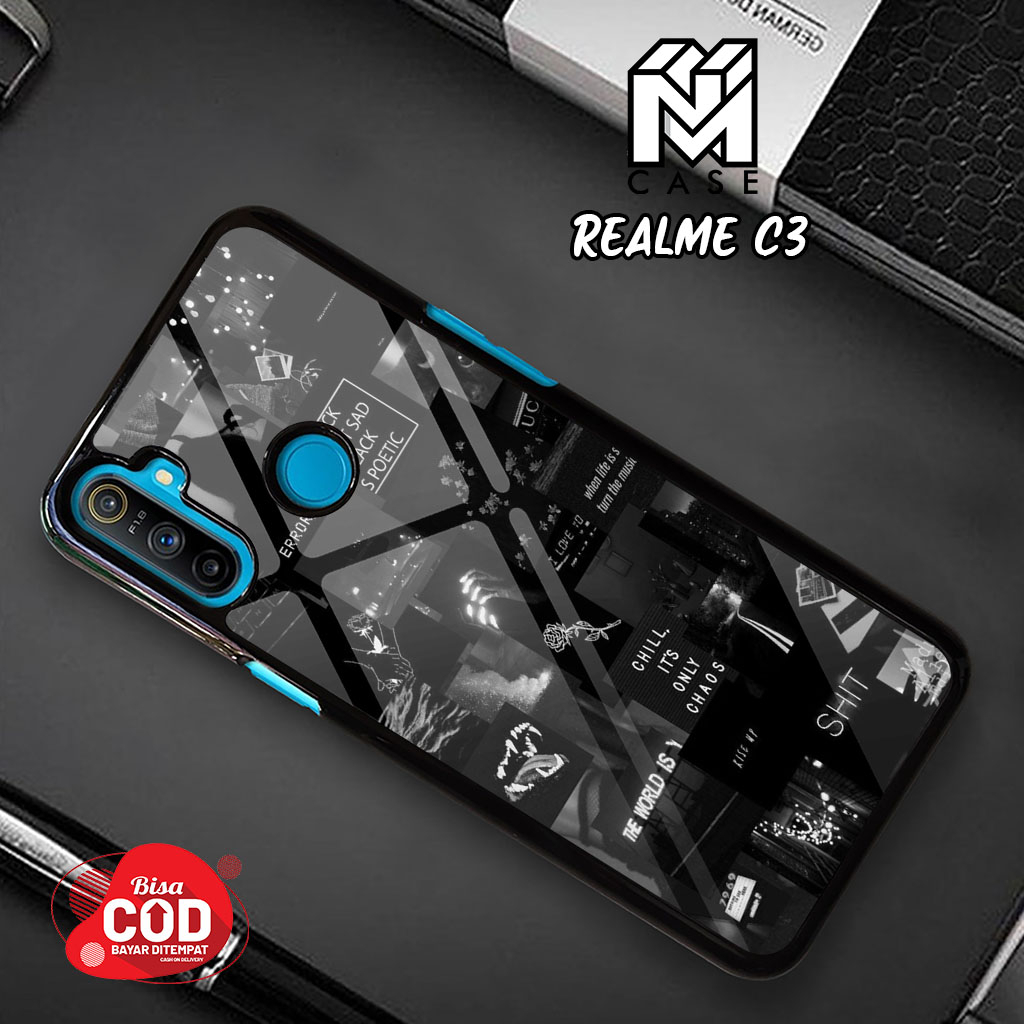 NM Case - Case Hp Realme C3 Terbaru - 04 - Fashion Case Aesthetic Casing Hp Case Murah Softcase Hard