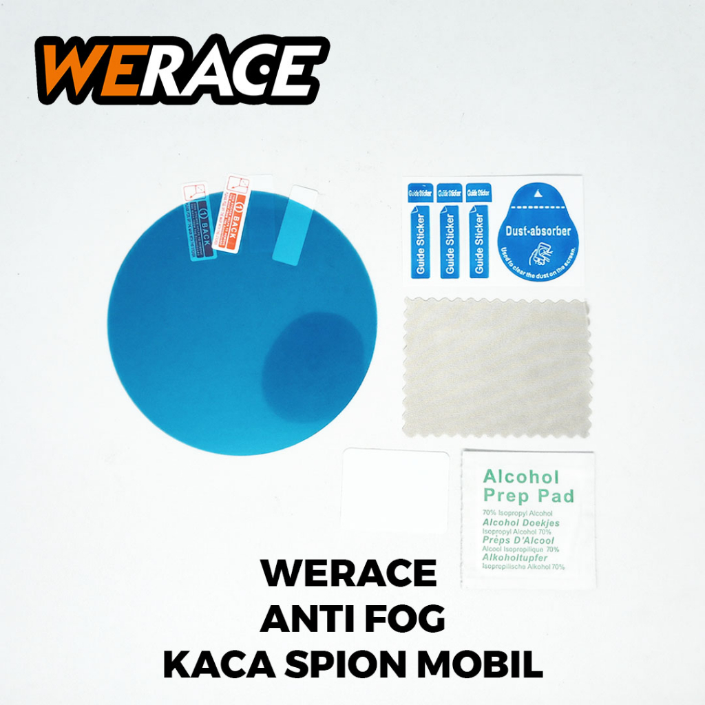 [WERACE] ANTI FOG KACA SPION MOBIL ANTI HUJAN ANTI GORES KACA SPION STICKER ANTI AIR SPION MOBIL ANTI EMBUN (HARGA SEPASANG)