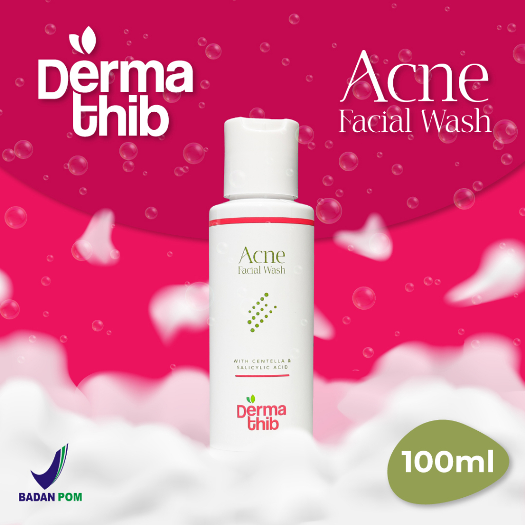 Dermathib Acne Facial Wash Sabun Cuci Muka Anti Jerawat I Sabun Jerawat Asli BPOM