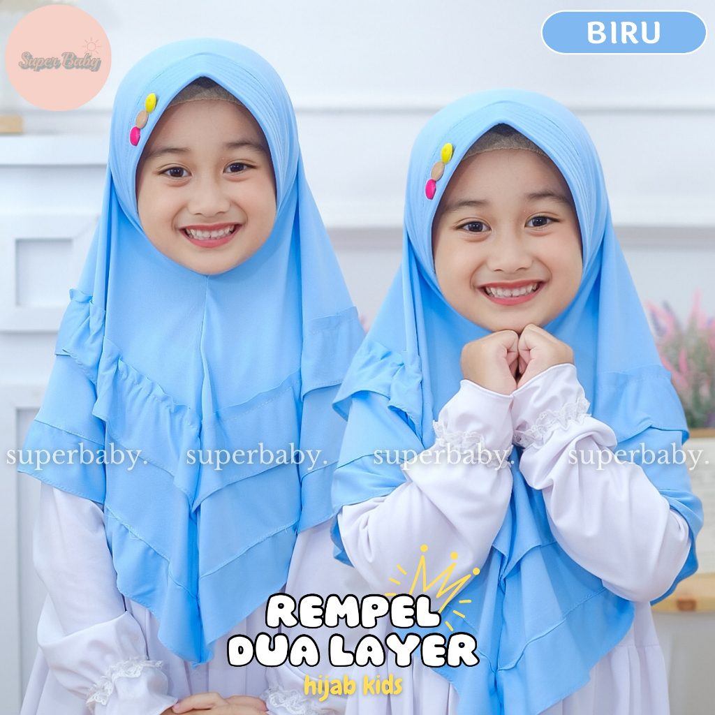 BEST SELLER COD JILBAB ANAK DECA KIDS / jilbab anak / hijab anak / khimar anak Jilbab Anak Perempuan