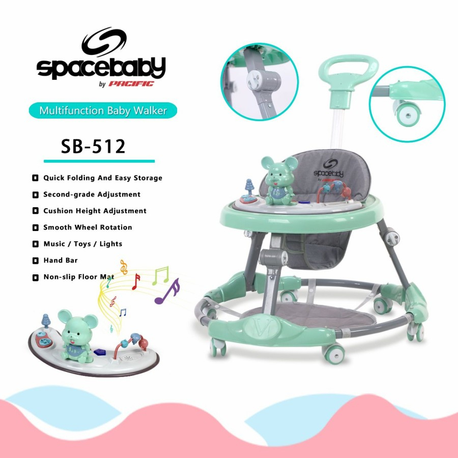 Baby Walker Space Baby SB 512 PACIFIC