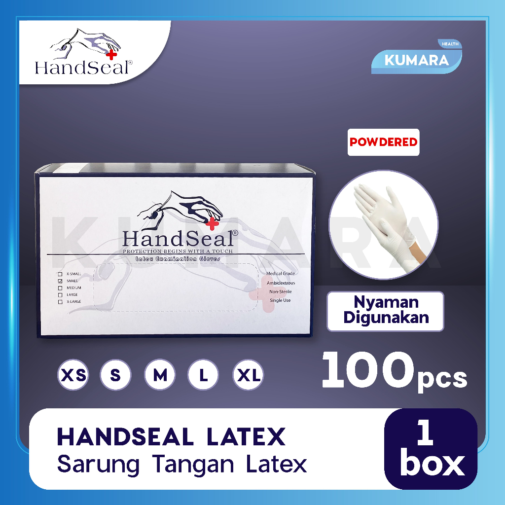 HANDSEAL - Sarung Tangan Latex Powdered