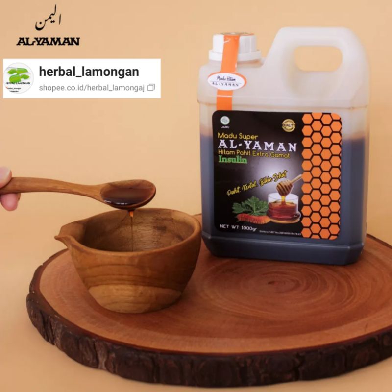 Madu hitam pahit Al Yaman 1kg /Madu hitam 1kg/madu hitam