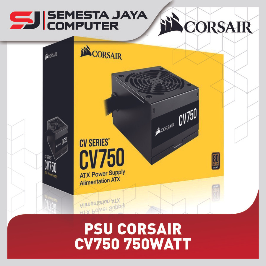 PSU Corsair CV750 Power Supply 750 Watt 80 Plus Bronze