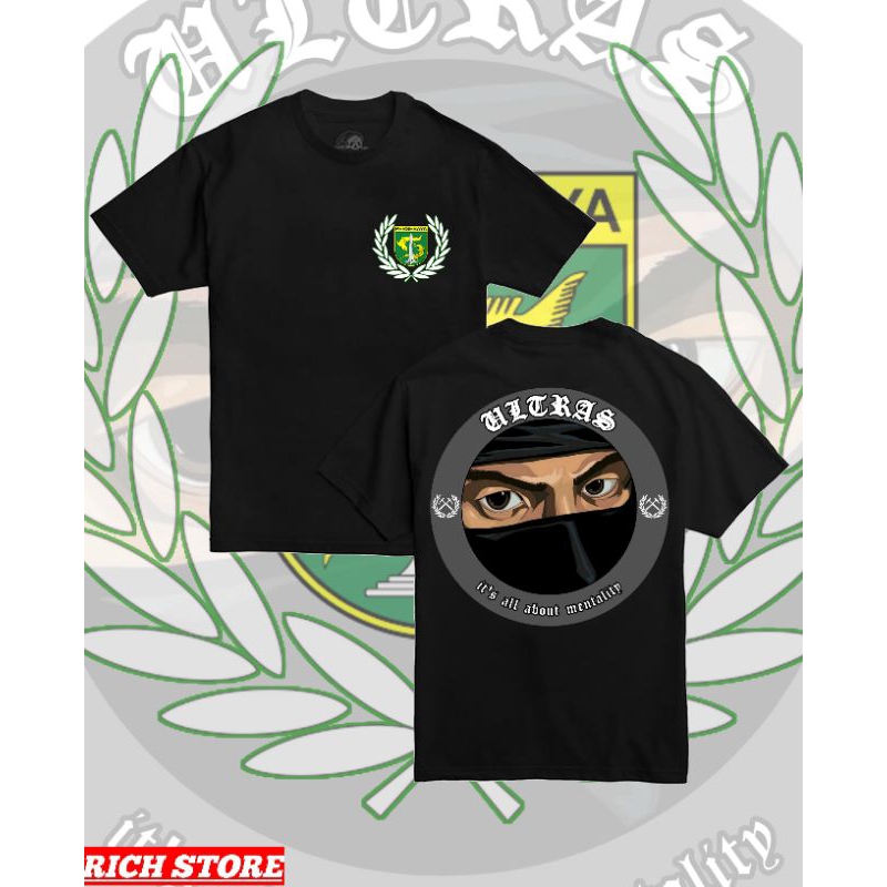 KAOS PERSEBAYA SURABAYA FANS/KAOS ULTRAS PERSEBAYA [TS-ULPSB LOGO]01