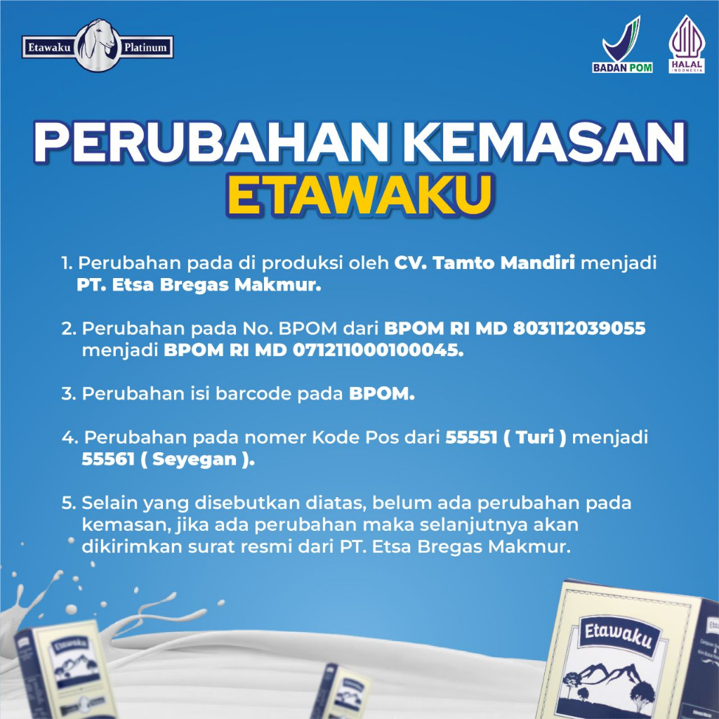 Etawaku Susu Etawa Atasi Asma Official 2 Box