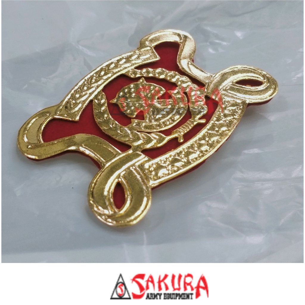 Emblem Baret Linmas Hansip Model Paku