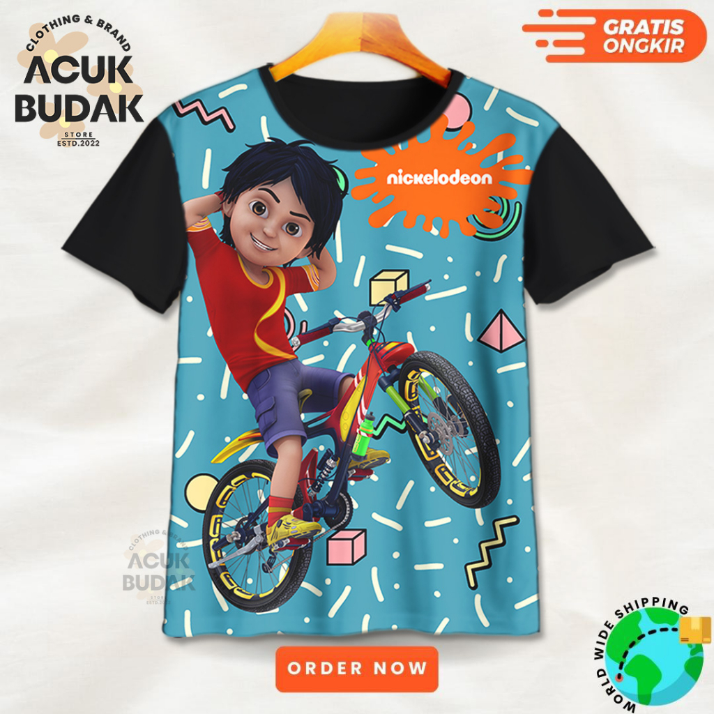 KAOS ANAK KARTUN 3D SHIVA V1 / BAJU KAOS ANAK DISTRO KARTUN SHIVA - ACUK BUDAK