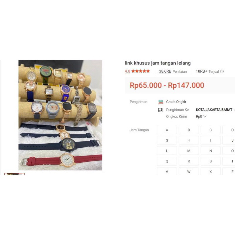 LINK LELANG JAM TANGAN BARU