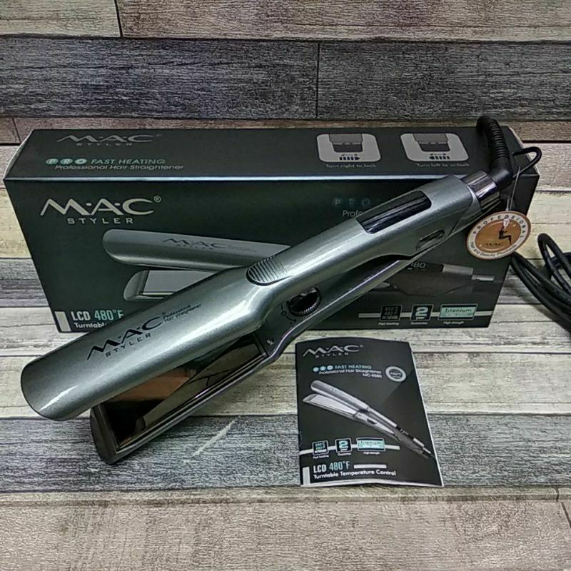 Catokan Rambut Salon Smoothing Titanium MAC STYLER