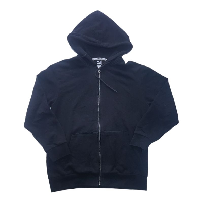 sweater hoodie basic polos ziper NII