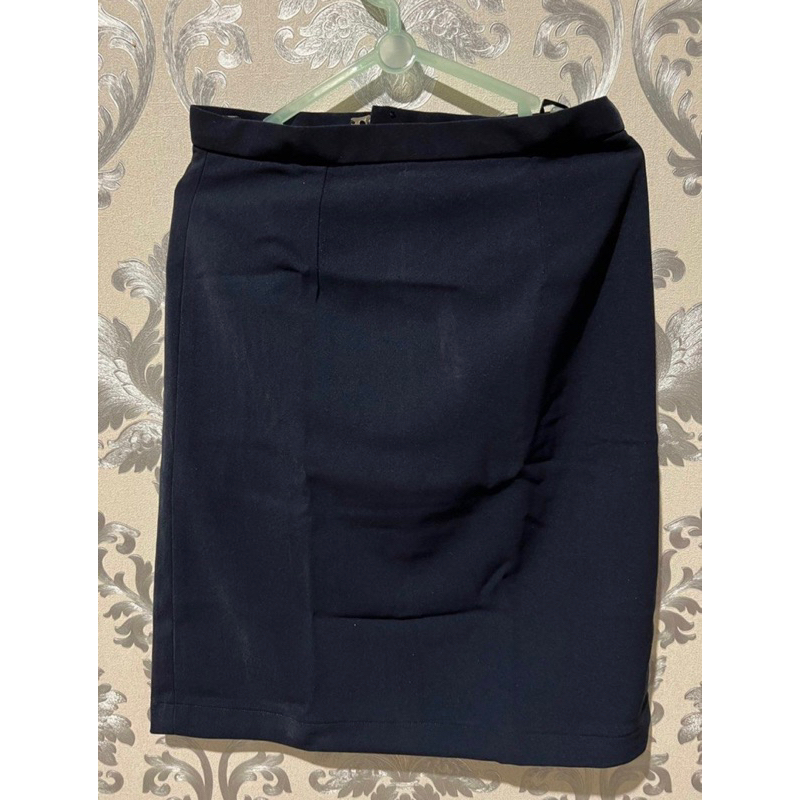 Rok pendek wanita/ rok kerja wanita/ rok pendek biru