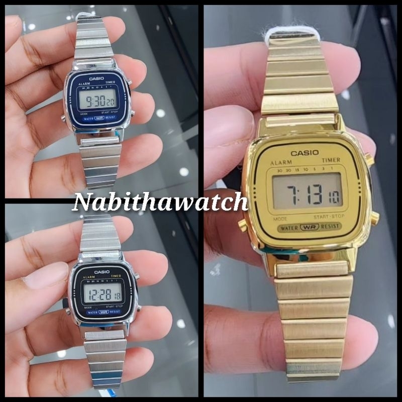 Jam Tangan Wanita Casio LA-670 New 670 Original Garansi Resmi