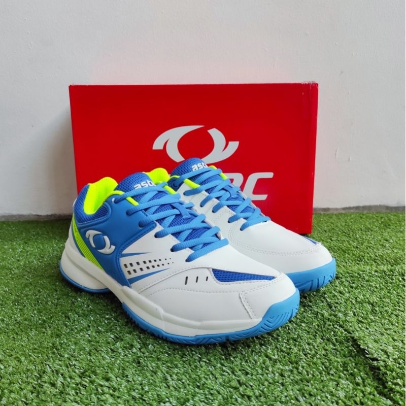 Sepatu Badminton Astec Geo White Original