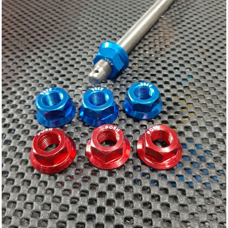 mur posh 17 merah & biru