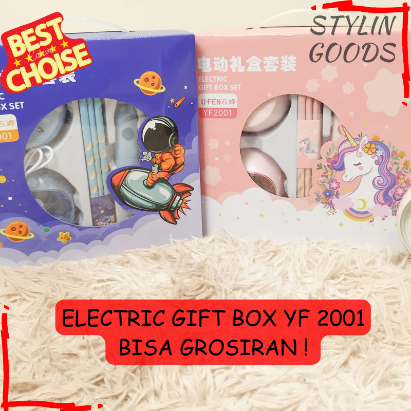 

ELECTRIC GIFT BOX SET 6 IN 1YF2001 / RAUTAN / PENSIL / MESIN PENGHAPUS + REFIL PENGHAPUS / PEMBERSIH DEBU PERLENGKAPAN SEKOLAH TERBARU UNIK BISA COD