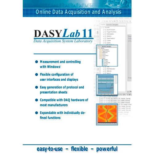 Software Datalog DASYLab 11 Full Lisensi Lifetime Program Data Acquisition System Laboratory