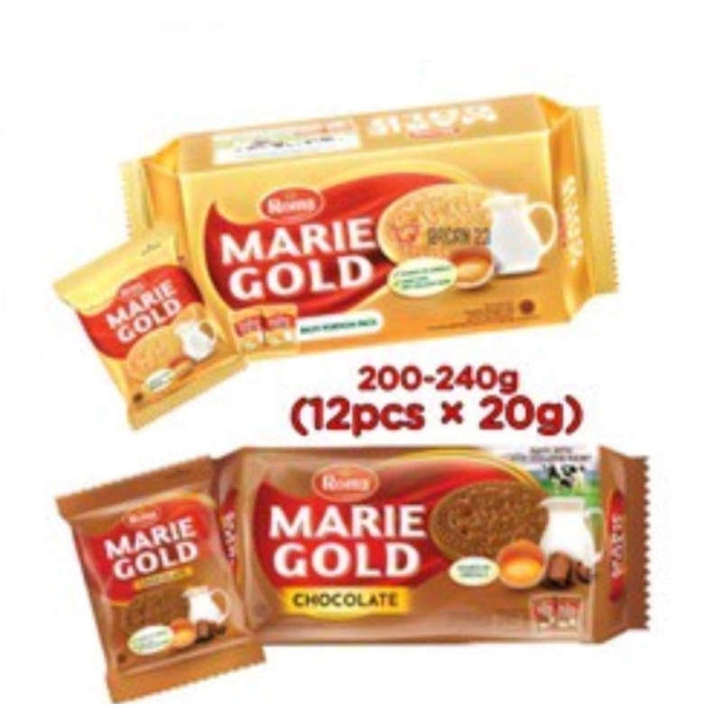 

Roma Marie Gold Coklat/ Susu 220gr kemasan baru