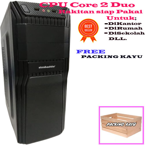 cpu komputer murah core 2 duo RAM 4GB DDR 3 siap pakai