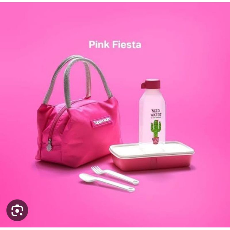 Pink fiesta tupperware / purple delight tupperware / tempat makan tupperware set