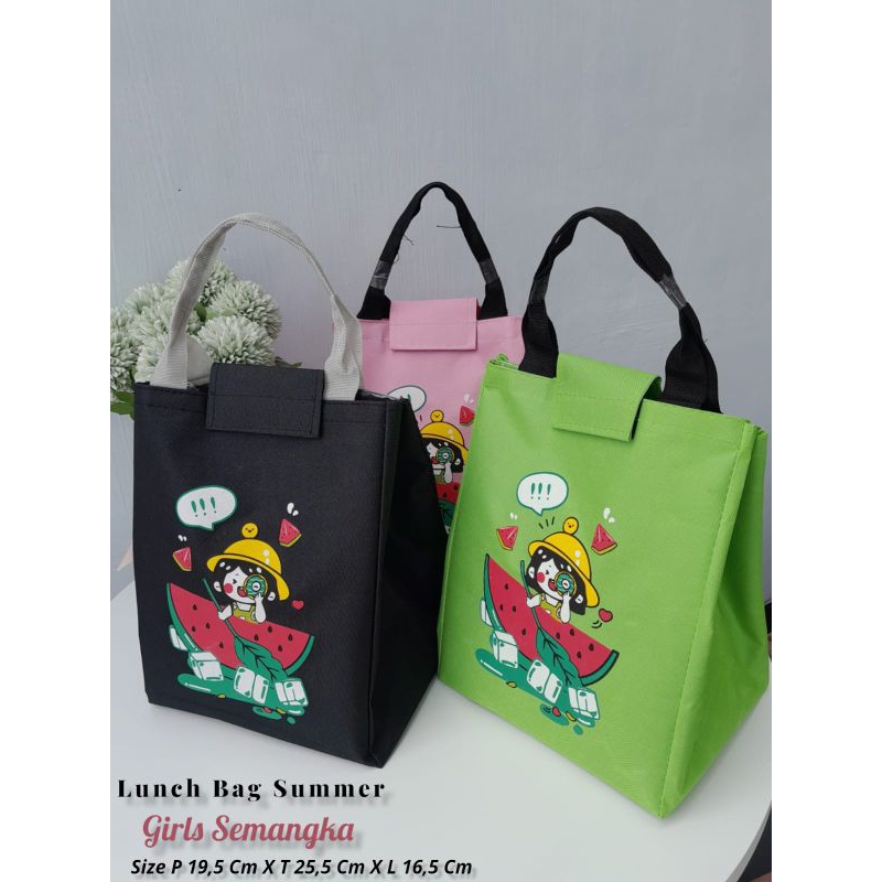 SZ MEDIUM LUNCH BAG SUMMER TAS BEKAL UNIK