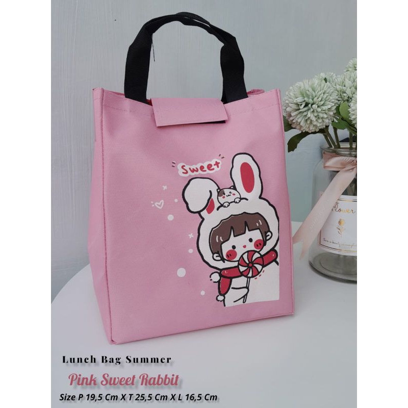 SZ MEDIUM LUNCH BAG SUMMER TAS BEKAL UNIK