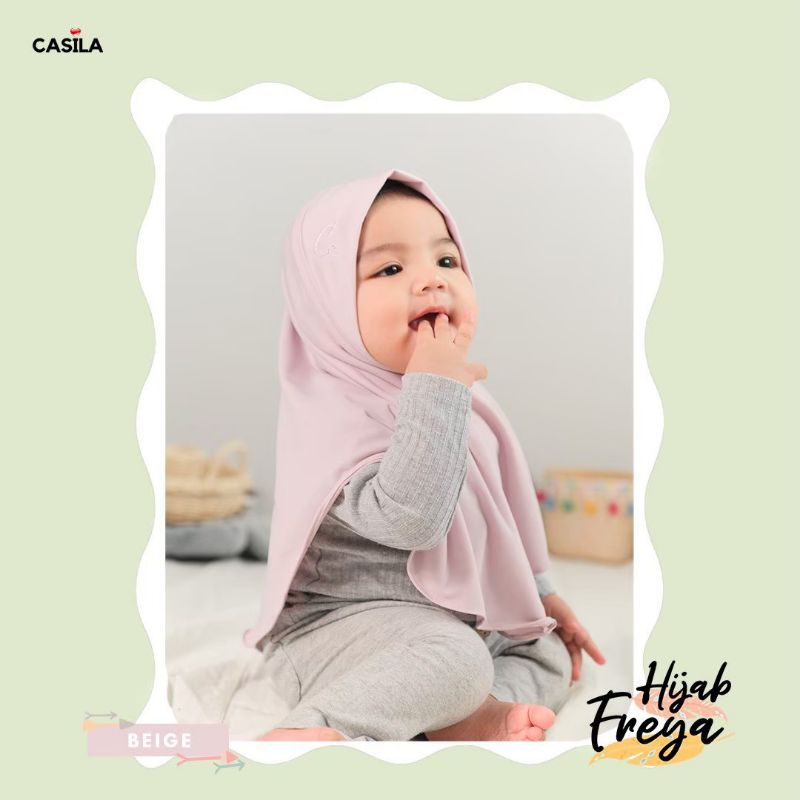 Hijab Freya Original by casila ukuran S warna beige
