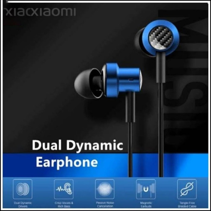 Headset Piston 3 Dual Dinamic Driver with microphone jack 3.5mm