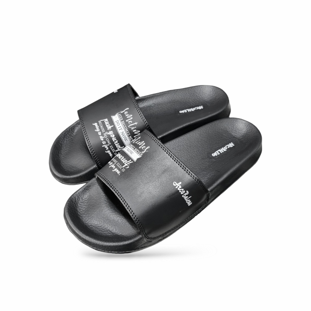 sandal slop pria sandal slide slip on sandal slop karet sendal Distro